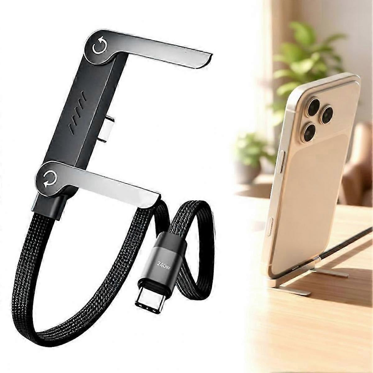 2-in-1 Stand Charging Cable